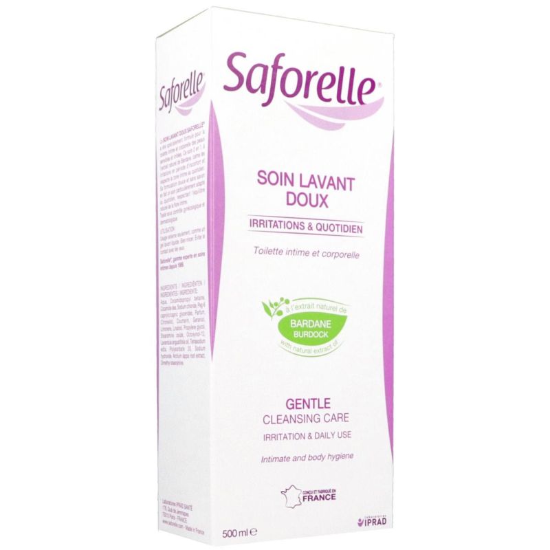 Iprad Saforelle Soin Lavant Doux Solution 500 ml