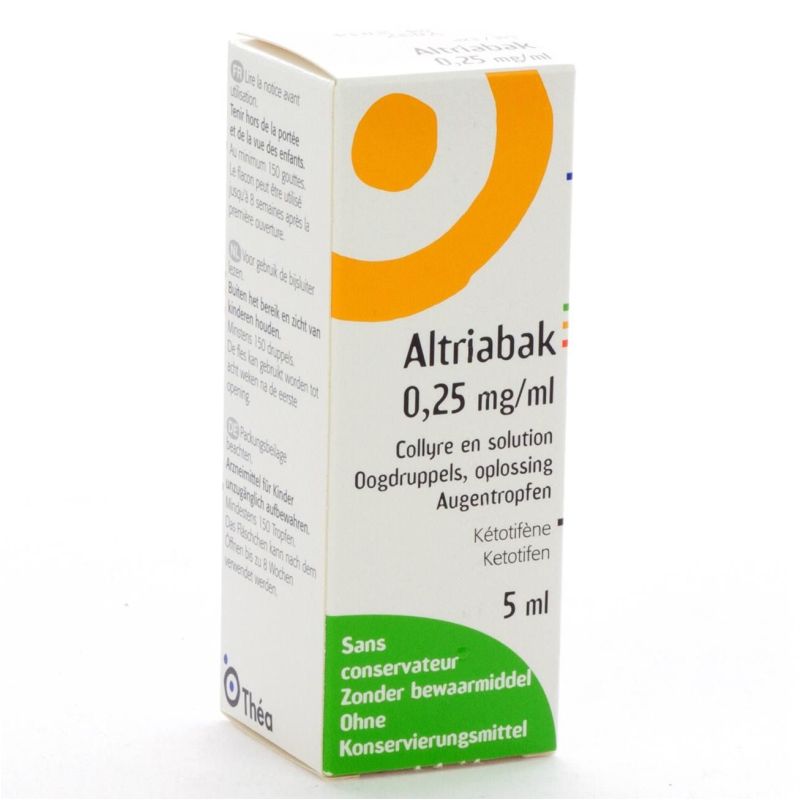 The Altriabak Collyre 5ml 0 25mg ml The Altriabak Collyre 5ml 0 25mg ml