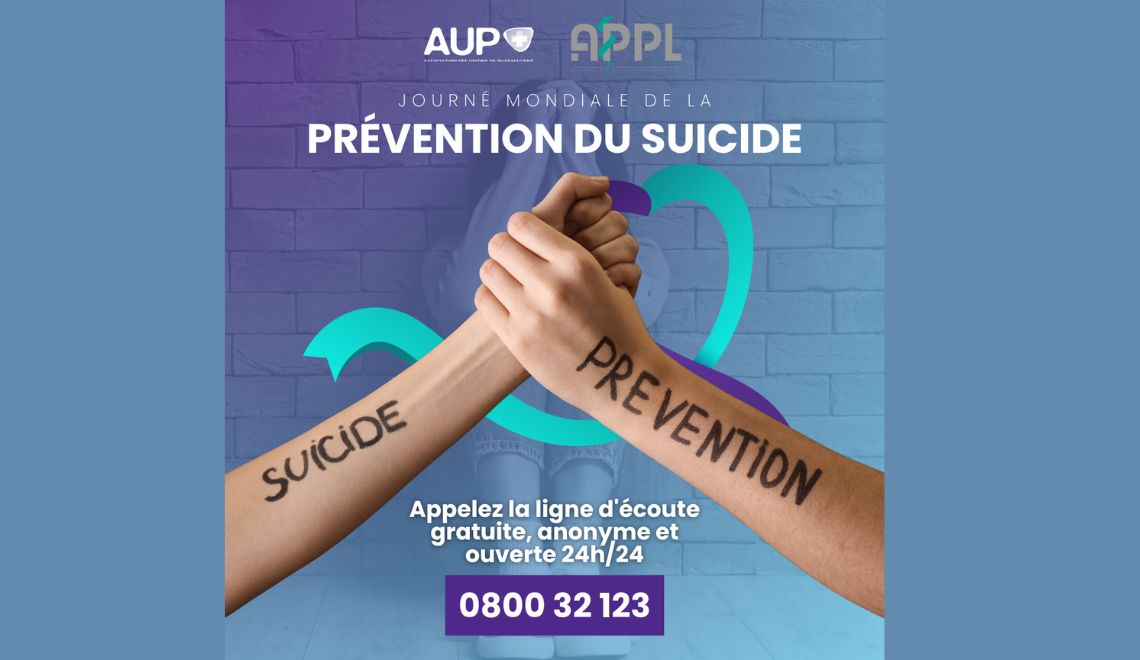 Journée mondiale de la prévention du suicide | 10 septembre