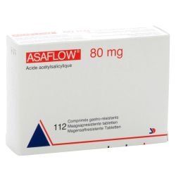 Asaflow 80 mg Comprimés Gastro-Résistants 112 x 80 mg