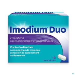 Imodium Duo 18 Comprimés