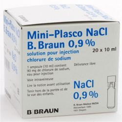 Mini Plasco Nacl 0,9 % 10ml 20 Ampoules