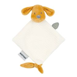 Doudou Chien Jacquard Vanille