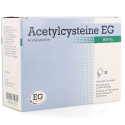 Acetylcysteine 600 mg Granulés Solution Buvable 30 Sachets