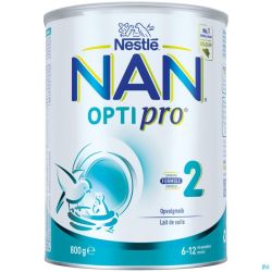 Nan OPTIpro 2 Lait en Poudre 6-12 Mois 800 g