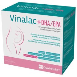 Vinalac +DHA/EPA 60 Comprimés + 60 Softgels