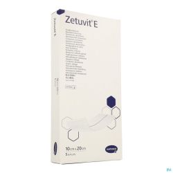 Zetuvit E 10 x 20cm 5 Pansements Absorbants