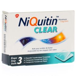 Niquitin Clear 7 mg 14 Patches