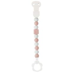 Lapidou Attache-Sucette Silicone Rose Blanc