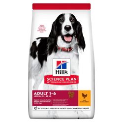 Science Plan Canine Adult (1 à 6 ans) Medium (11 à 25 kg) Poulet Sac 14 kg