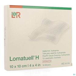 Lomatuell H 10 Compresses Stériles 10x10cm