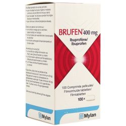 Brufen 400 mg 100 comprimés.