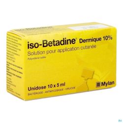 Iso-Betadine Dermique 10 % unidose 10 x 5ml