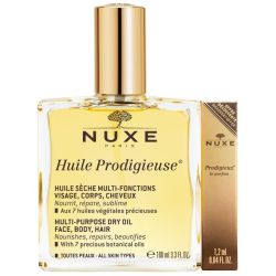 Huile Prodigieuse Vaporisateur 100 ml + Prodigieux le Parfum 1,2 ml Gratuit