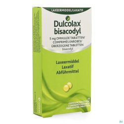 Dulcolax Bisacodyl 5mg 40 comprimés enrobés