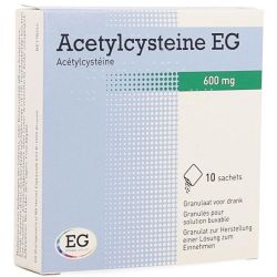 Acetylcysteine 600mg sachets 10x600mg