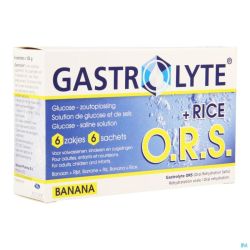 Gastrolyte O.R.S. Riz Banane 6 Sachets