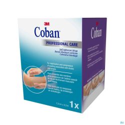 Coban Bande Élastique Cohésive 7,5 cm X 4,5 m Beige