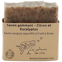 Huiles Essentielles Citron Eucalyptus Savon Gommant 110 g
