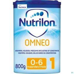 Nutrilon Omneo 1 Lait Nourrissons 0-6 Mois Crampes-Coliques-Selles Dures-Constipation 800 g