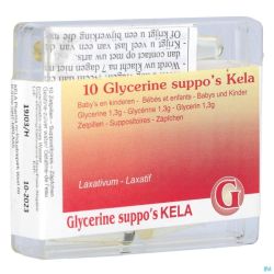 Suppositoires Glycerine Bébé - Enfants 10 pièces