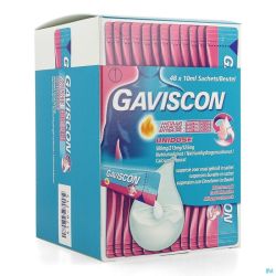 Gaviscon Antiacide-Antireflux Suspension Buvable 48 Sachets