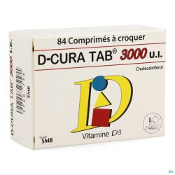 D-cura Tab 3000Ui 84 Comprimés A Croquer