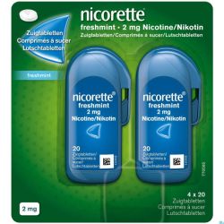 Nicorette Freshmint 80 Comprimés à Sucer 2 mg