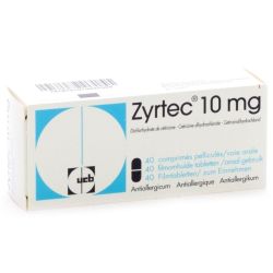 Zyrtec Comprimés Pelliculés 40 x 10 mg