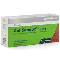 Cetirizine 50 Comprimés 10 mg