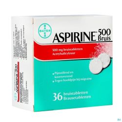 Aspirine 500 Comprimés Effervescents 36 x 500 mg