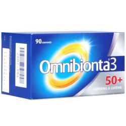 Omnibionta3 50+ Ginseng & Lutéine 90 Comprimés