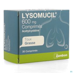 Lysomucil 600mg 30 Comprimés