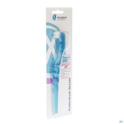 Brosse Deluxe Prothese Dentaire Bleu