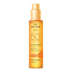 Huile Solaire Bronzante SPF50 Visage et Corps 150ml