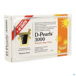 D-pearls 3000 80 capsules + 40 capsules gratuites