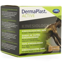 DermaPlast Active Kinesiology Tape Beige 5 cm X 5 m 1 boite