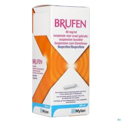 Brufen 40mg/ml suspension buvable 200ml