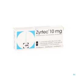 Zyrtec Comprimés Pelliculés 7 x 10 mg