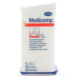 Medicomp 100 Compresses Non Stériles 5 x 5cm