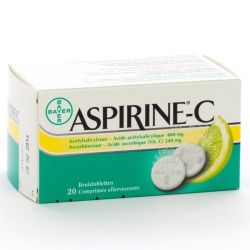 Aspirine C Comprimés Effervescents 20 x 400mg