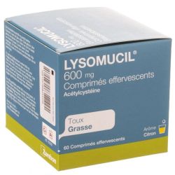 Lysomucil 600mg 60 Comprimés Effervescents