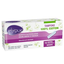 Unyque Tampons Bio Super + Applicateur 16 pièces