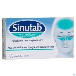 Sinutab 500/30 Mg 15 Comprimés