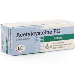 Acetylcysteine 600 mg Comprimés Effervescents 10 x 600 mg
