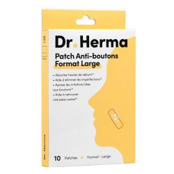 Patch Anti-Boutons Format Large 10 Patchs