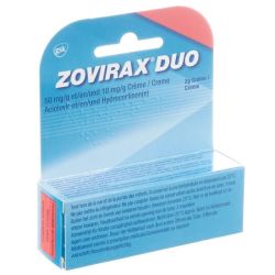 Zovirax duo 50mg/g + 10mg/g Crème 2g