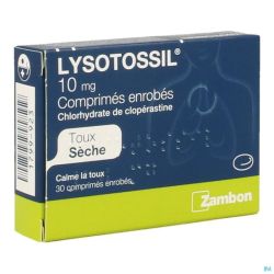 Lysotossil 10 mg 30 Comprimés Enrobés