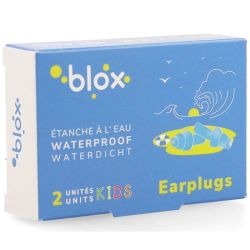 Bouchons d'Oreilles Etanches à l'Eau Enfant 2 Bouchons