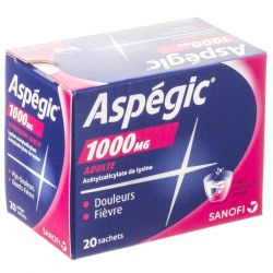 Aspegic 1000 mg  20 sachets